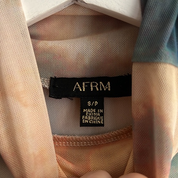 AFRM Zadie semi sheer turtleneck - Picture 2 of 9
